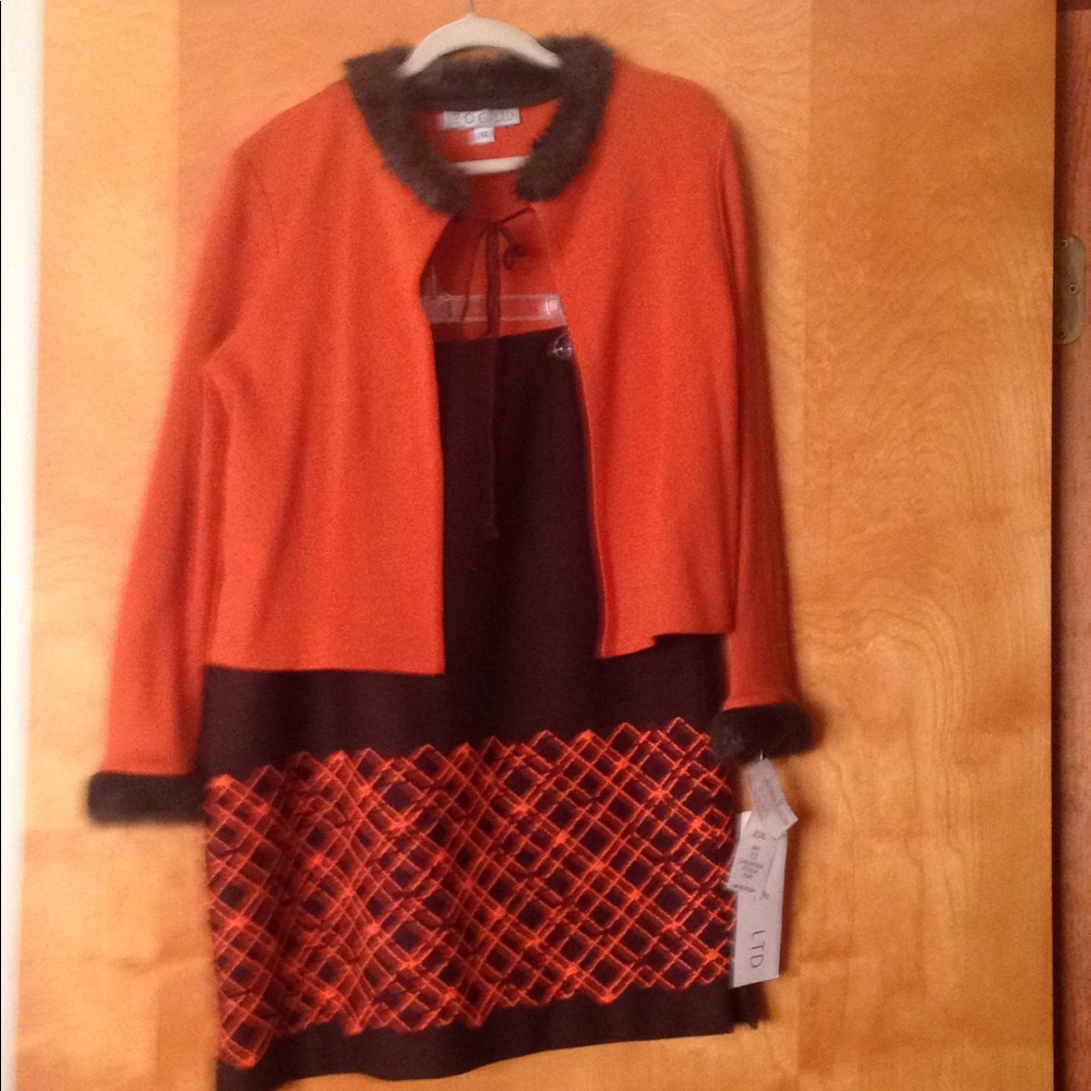 NWT 2-pcs wool skirt and jacket for a girl from NM
